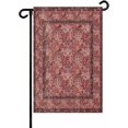thumbnail image 2 of Boho Garden Flag 12x18 Inch Double Sided, Vintage Flowers Farmhouse Ethnic Winds Red Welcome Yard Flags Outside Banners for Farmhouse Porch Holiday Outdoor Decor All Season, 2 of 6