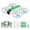 Green, variant on Contixo F15 Astro Mini Drone with 2.4" Screen Remote – Dual Camera, Live Video Display, Optical Flow Hover, One-Key Takeoff/Landing, 360° Stunts, 2 Batteries, Beginner Drone for Kids & Adults - Green