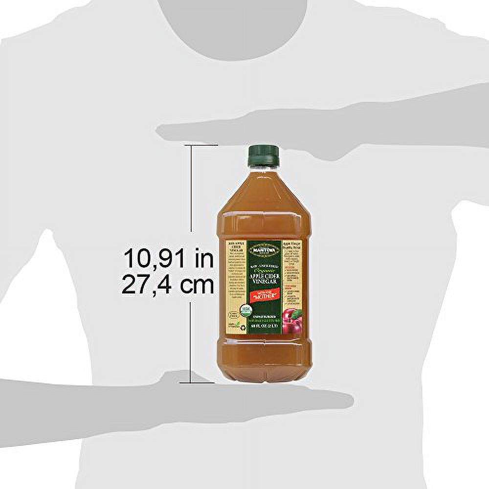 Mantova Organic Apple Cider Vinegar, 68 oz (Pack of 2) (Pack of 2)