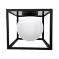 thumbnail image 3 of Lampara De Techo, Luz Ideal, Colgante Cubo 1 Luz P/cristal Blanco Opalino, 3 of 5