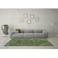 thumbnail image 3 of Ahgly Company Indoor Rectangle Abstract Light Blue Modern Area Rugs, 8' x 12', 3 of 4