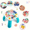 thumbnail image 2 of QJUHUNG Educational & Fun Musical Play Table for Toddlers Interactive  Cognitive Development Activity Center for Boys & Girls  Ideal Gift, 2 of 6