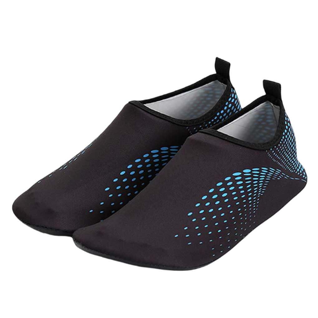 1 Pair Water Shoe Breathable Beach Diving Beach Diving Surfing Portable Sporting Shoes Nonslip Swimming Footwear for Snorkeling Dark Blue Walmart