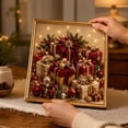 thumbnail image 6 of Christmas DIY Craft Kit Holiday Themed Handmade Wall Art Decor Set with Festive Designs Beginner-Friendly Creative Activity for Adults Families Perfect Holiday Gift, 6 of 7