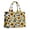White Sunflower Cow, variant on Large Capacity Tote Bag,White Daisy Pattern Handbag Fashion Luxury Tote Bag,15.7"x13"x 5.1" Inches,Laptop Compatible
