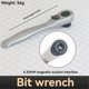 thumbnail image 3 of 1/4Inch Ratchet Handle 72 Teeth Small Hand Repair Tools Wrench, 3 of 5