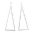 thumbnail image 1 of 2x pendientes de plata colgantes triángulo geométrico fabricación de Zulema Encantos de pendiente triangular, 1 of 8