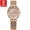 Mesh band_Rose gold, variant on Women's Luxury Watch – Rose Gold Stainless Steel, Waterproof, Date Display