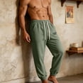thumbnail image 5 of CIAKGIAF Pants for Men Sporty Casual, Comfortable Loose with Pockets Joggers Army Green L, 5 of 7