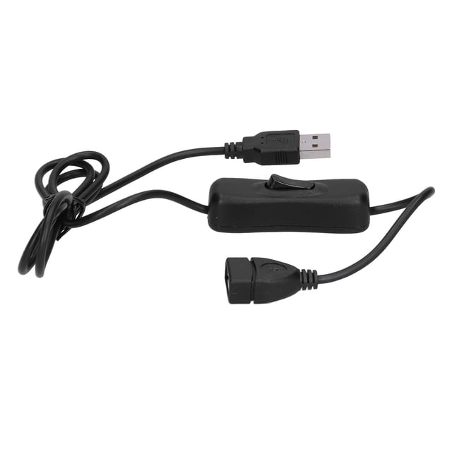 Cable de extensión de interruptor USB macho a hembra 28AWG Accesorios electrónicos para ventilador LED