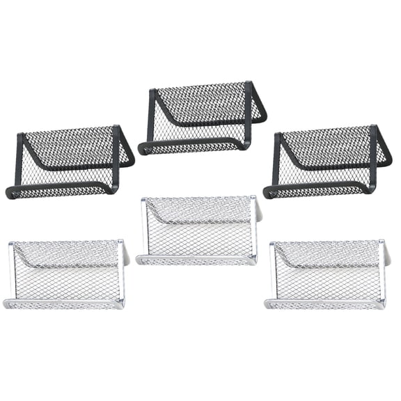 6 Pcs Holders Card Wallet Desktop Business Card Holder 10.00X6.00X4.50CM