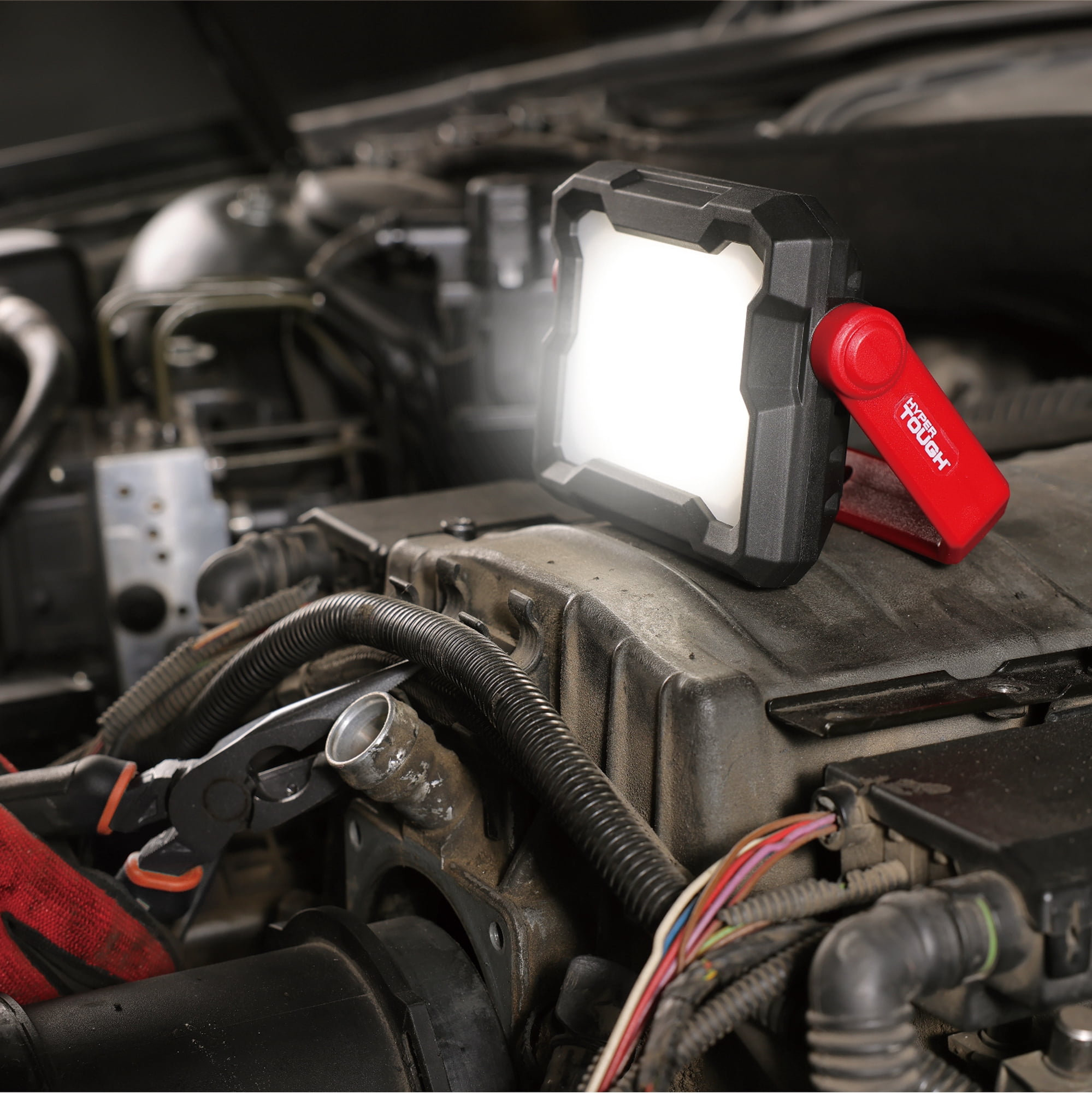 Hyper Tough 400 Lumens LED Rechargeable Work Light, 2-Pack
