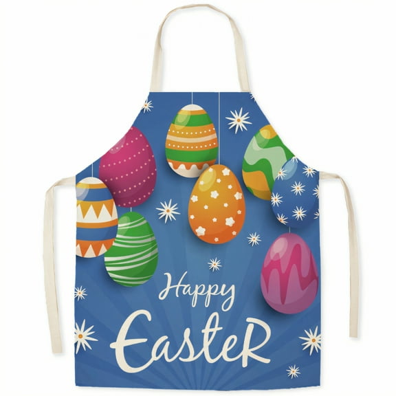 AUQ Aprons for Men,Halter Binding Design Kitchen Apron,Polyester Fabric Cute Aprons for Women,Style1