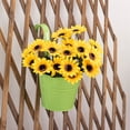 thumbnail image 4 of 5 piezas de metal cubo flor colgante maceta balcón jardín macetas planta flor titulares (colores mezclados), 4 of 5