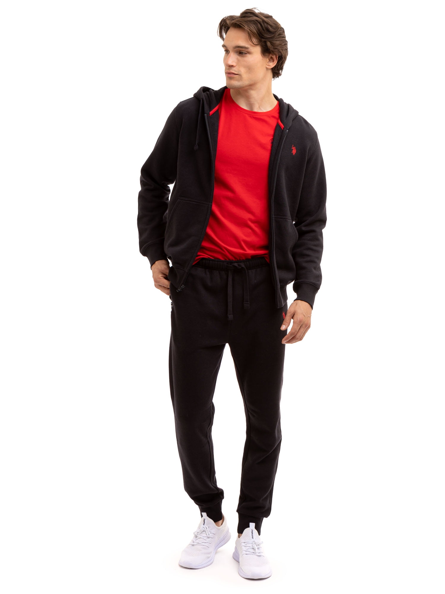 U.S. Polo Assn. Men's Everyday Full Zip Fleece Hoodie