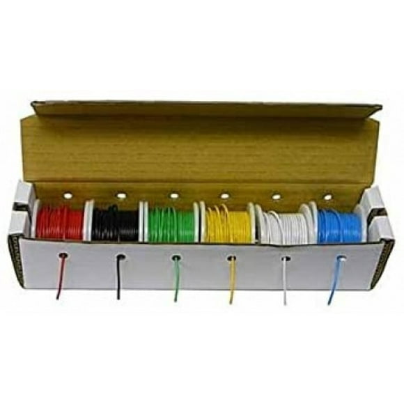 Electronix Express - Hook up Wire Kit (Stranded Wire Kit) 22 Gauge (7.6m)