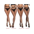 thumbnail image 3 of JustVH Women Sexy Black Fishnet Stockings Stretch Pantyhose, 3 of 3