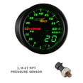 thumbnail image 3 of MaxTow | Factory Color Matched Gray Full Size Dual Pillar Pod for 1999-2007 Ford Super Duty Powerstroke with MaxTow Black & Green Double Vision Series 60 PSI Boost Gauge and 1500 F EGT Pyrometer, 3 of 6