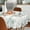 Full-printing Green, variant on Sage Green Eucalyptus Leaves Tablecloth Waterproof Fabric,Rectangle Watercolor Oil-Proof Wrinkle Resistant Table Cover for Dining Table, Buffet Parties and Camping, Mint Color(60" inch Round)