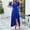 Blue, variant on Elegant V Neck Pleated Dress For Women Stylish Evening Gown For Wedding Guests And Formal Events Long Sleeve Dress for Women Wedding Guest Shiny Ruched Thigh Slit Dress Sequin Formal Dresses for Women