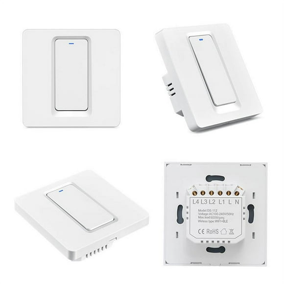 Zigbee Smart Key Switch 600W 86 Type 1-2-3 Way Panel Cell Phone Control Voice