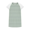 thumbnail image 4 of fatyb Débardeurs Rayés Femmes Dentelle Sans Manches T-Shirts Col Rond Tunique Décontractée Blouses d'Été Amples, 4 of 5