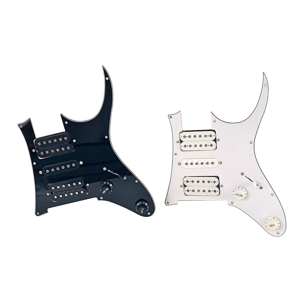 9 Holes Loaded Prewired Guitar Pickguard Guard Plate with HSH Pickups for Guitar Strings Parts and Installation Tool Set