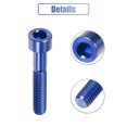 thumbnail image 6 of Unique Bargains Blue Universal M6x35 Bike Stem Bolt Bicycle Bike Headset Stem Bolt Bike Bicycle Accessory, 6 of 6