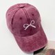 thumbnail image 3 of Gorra de béisbol para mujer, ajustable, clásica, baja, estampada, sin estructura, lisa, de poliéster., 3 of 4