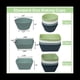 thumbnail image 3 of Revestimientos Reutilizables para Cupcakes, 36 Piezas de Separadores de Fiambrera de Silicona, Moldes para Muffins de Silicona Antiadherentes de Calidad Alimentaria, Caja Bento, 3 of 7
