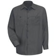 thumbnail image 2 of Red Kap Men's Long Sleeve Industrial Stripe Work Shirt, 2 of 4