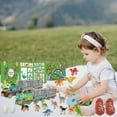 thumbnail image 3 of Dinosaur-Themed Christmas Countdown Calendar - 24 Pull Back Vehicles, Reusable Play Mat, Educational & Fun Gift for Kids, Boys & Girls, Perfect Holiday Surprise colour, 3 of 4