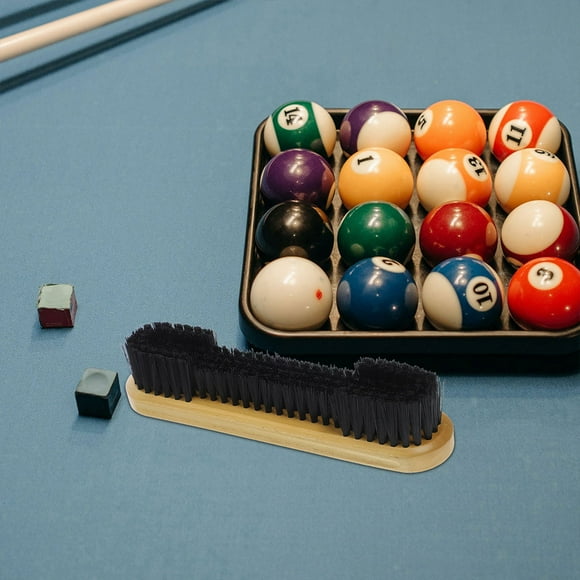 BESTYASH 32Pack Pool Table Brush Set for Felt Cleaning with Wooden Handle Billiard Players Table Maintenance