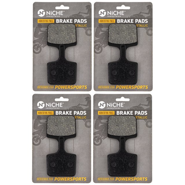 Niche Brake Pad Set for Polaris Indy 600 RMK Switchback Rear Semi-Metallic 4Pack 519-KPA2620D