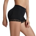 thumbnail image 2 of Womens Seamless Butt Lifter Panties Padded Removable Butt Pad Lace Panties Enhancer Underwear Shapewear Panty Enhancing Control Boyshort, 2 of 7