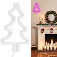 thumbnail image 4 of Christmas Tree Neon Light, Neon Light Easy To Install Modern  For Bedroom Dinners For Christmas Party Decoration Pink Light, 4 of 8