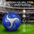 thumbnail image 4 of Paquete de 12 balones de fútbol Supervitae, tamaño 3, con bomba para interiores y exteriores, 4 of 6