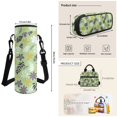 thumbnail image 7 of Jeiento Flowers 17 Inch Backpack Set 4-Piece Lunch Bag Pencil Case Water Bottle Holder Lightweight Large Capacity School Bookbag for Kids Boys Girls Students, Green, 7 of 7