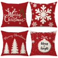 thumbnail image 5 of Funda de cojín navideña de 45 cm, funda de almohada, adornos navideños para el hogar, decoración navideña de Año Nuevo 2024, 2025, 5 of 5