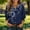 Multicolor3, variant on Print Button Down Shirts for Women 3/4 Sleeve Loose Colorful Fashion Shirts Casual Going out Fall Summer Spring Tops