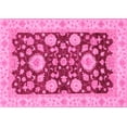 thumbnail image 1 of Ahgly Company Indoor Rectangle Oriental Pink Traditional Area Rugs, 7' x 10', 1 of 4