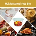 thumbnail image 4 of Contenedor de Aderezo para Ensaladas Material Pequeño de Grado Alimenticio Caja de Salsa Transparente Contenedores Fiambrera de Silicona Caja de Embalaje con Tarro de Contenedor ANGGREK Otros, 4 of 8
