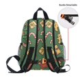 thumbnail image 5 of FORMRS School Backpack with Front Zippered Pocket 12" Student Travel Daypack, Yellow Christmas Gingerbread, 5 of 6