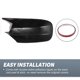 thumbnail image 5 of Cubierta de espejo lateral del conductor y pasajero de Unique Bargains para Dodge Charger 2011-2021 en negro brillante, 5 of 7
