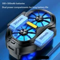 thumbnail image 6 of FS01 Dual Fan Rechargeable/Plug-in Mobile Phone Radiator Air-cooled Back Clip Game Cooler for Android IOS PUBG Cool Heat Sink, 6 of 7