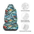 thumbnail image 3 of Lsque Colorful Fishing Baits Pattern Car Seat Covers for Front Seats , Waterproof Seat Covers for Cars, Sporty Front Seat Covers,Car Seat Cover Protector Front Seats, 3 of 5