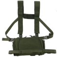 thumbnail image 4 of Bolsa de aparejo de pecho táctico ajustable, mazo de cables para Radio, paquete frontal, funda, chaleco militar, cintura de pecho de dos vías, 4 of 4