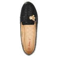 thumbnail image 5 of Victoria K Women's Squared Textured Rhinestone Embellishments Ballerina Flats, 5 of 6