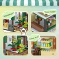 thumbnail image 2 of Street View Coffee Shop Micro Particle Series Adult High Difficulty Building Block Set Valentine's Day Gift Birthday Gift Desktop Decoration Collection (1025pcs), 2 of 5