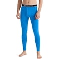 thumbnail image 2 of TANBOM Men's Bamboo Viscose Thermal Pants Comfortable Warm Stylish Elasticity Breathability Blue M, 2 of 6